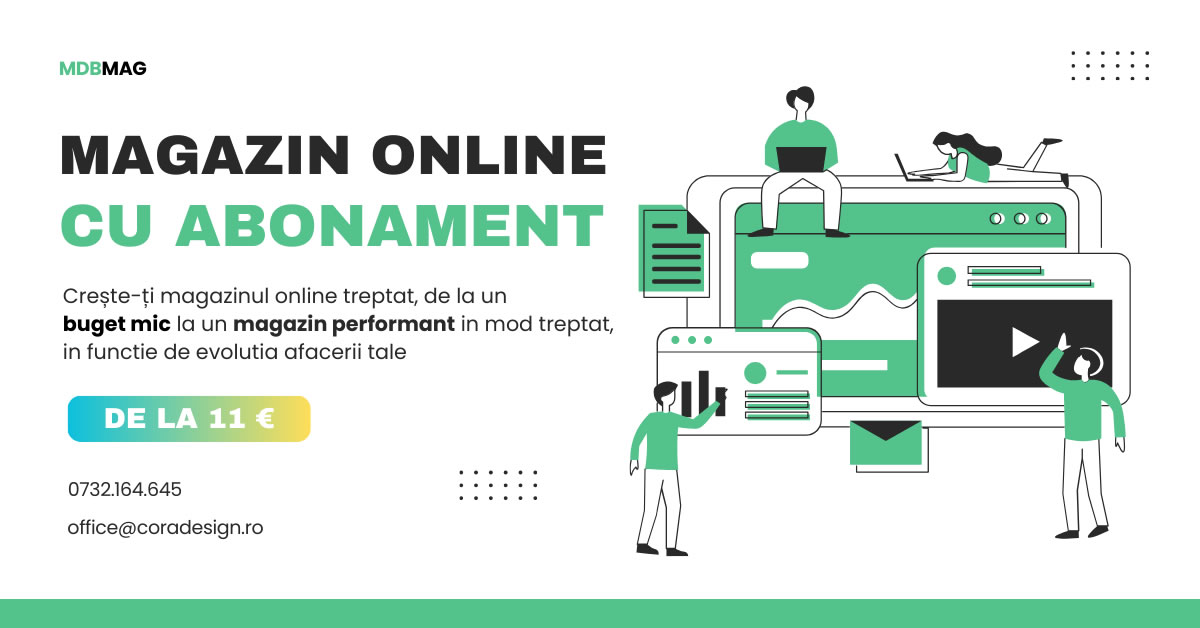 Realizare magazin online cu abonament